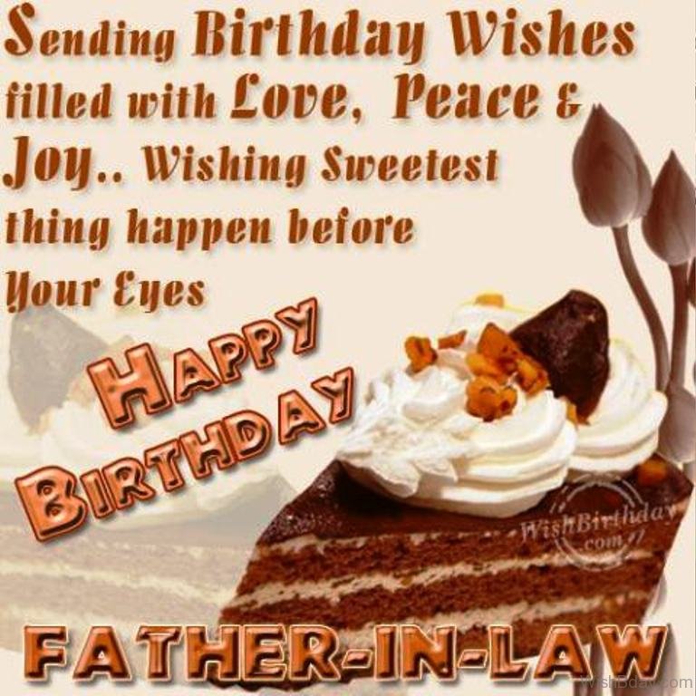 42 Father In Law Birthday Wishes