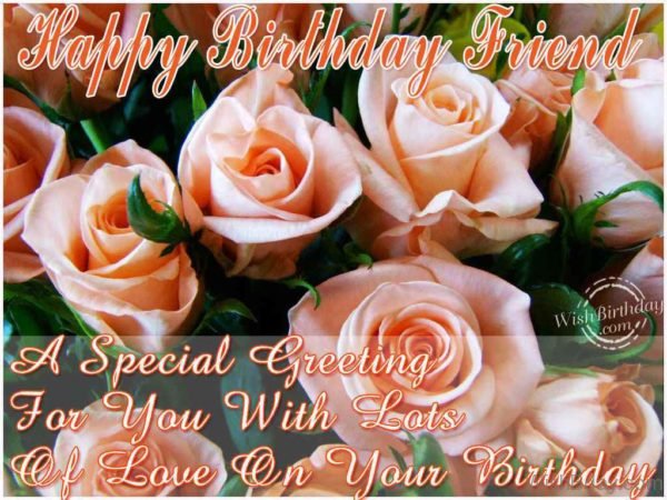 A Special Greeting For You With Lots Of Love On Your Birthday