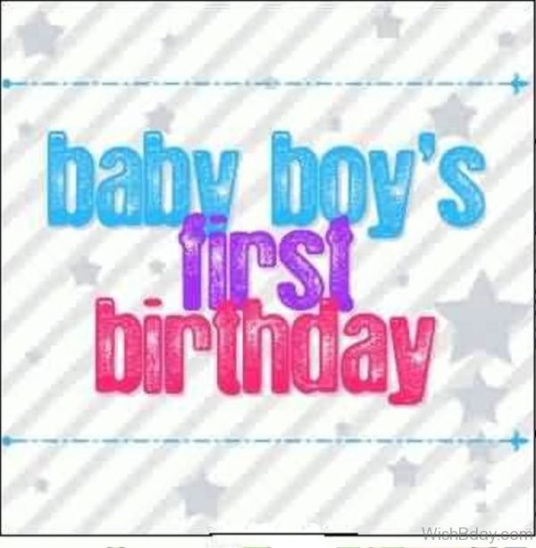 Baby Boys First Birthday