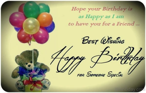 Best Wishing Happy Birthday For Someone Special