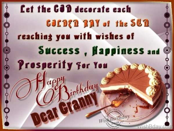 Birthday Wishes For Dearest Grandma