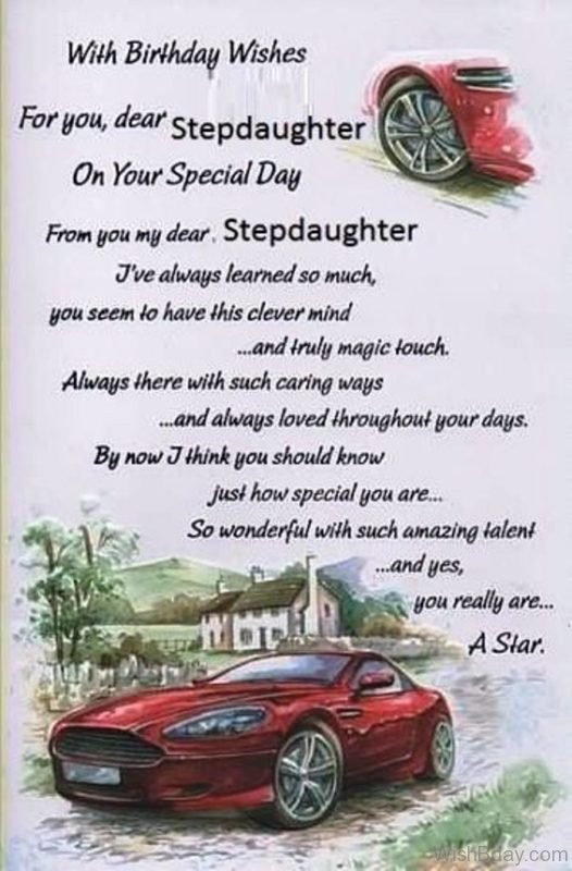 Birthday Wishes For You Dear Stepdaughter