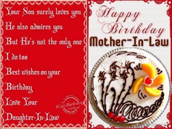 Birthday Wishes To Mother in law From Daughter in law