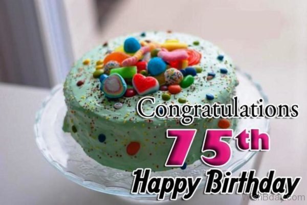 Congratulation Seventy Fifth Birthday