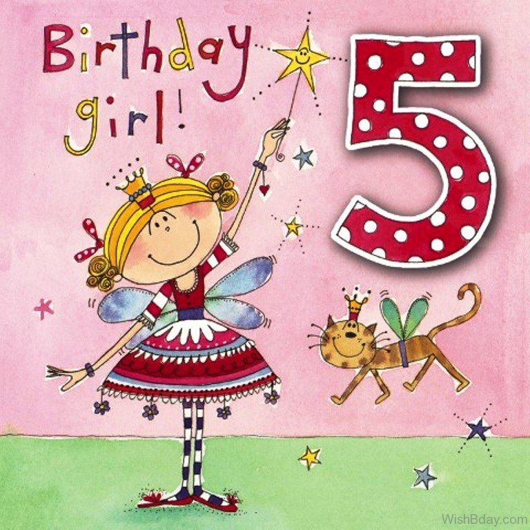 52 5th Birthday Wishes