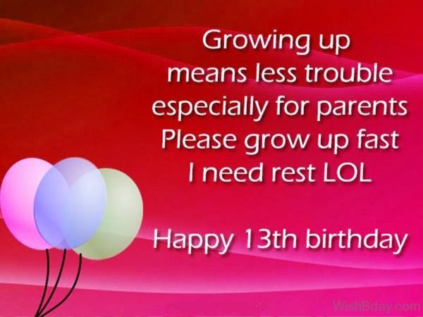 Growing Up Means Less Trouble Especially For Parents