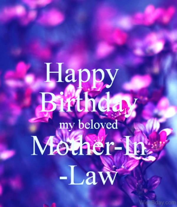 Happy Birthday My Beloved Mother In Law