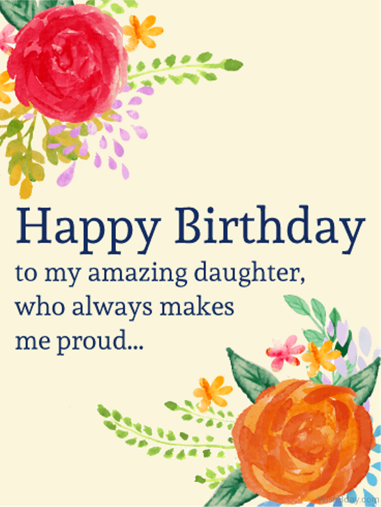Happy Birthday Quote For A Daughter / The best happy birthday wishes ...
