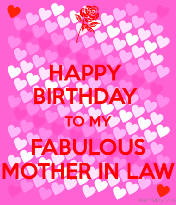 Happy Birthday To My Fablous Mother In Law