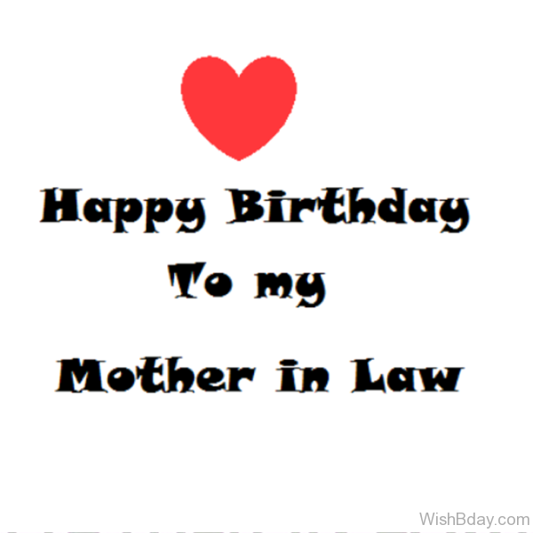Happy Birthday To My Mother In Law Dear