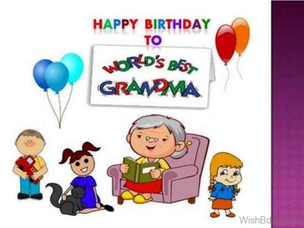 Happy Birthday To Worlds Best Grandma