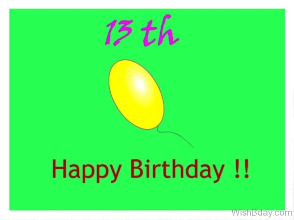 Happy Birthday With Balloon 2