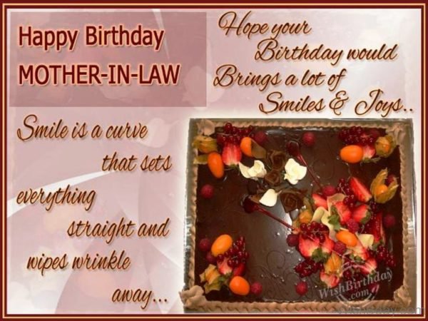Happy Returns To A Caring Mother in law