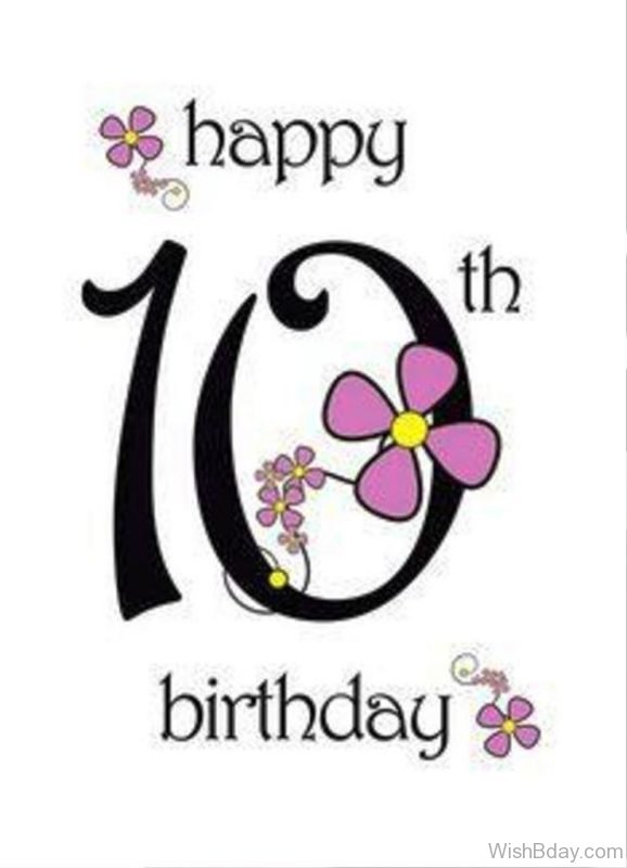 Happy Tenth Birthday Wishes