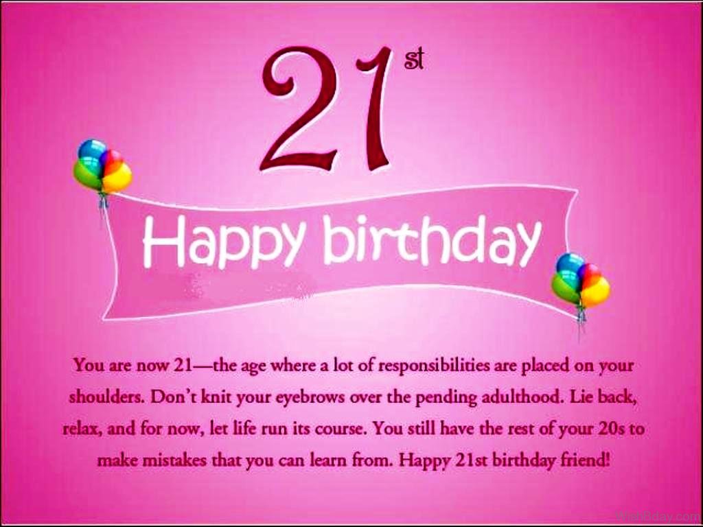 36 21st Birthday Wishes