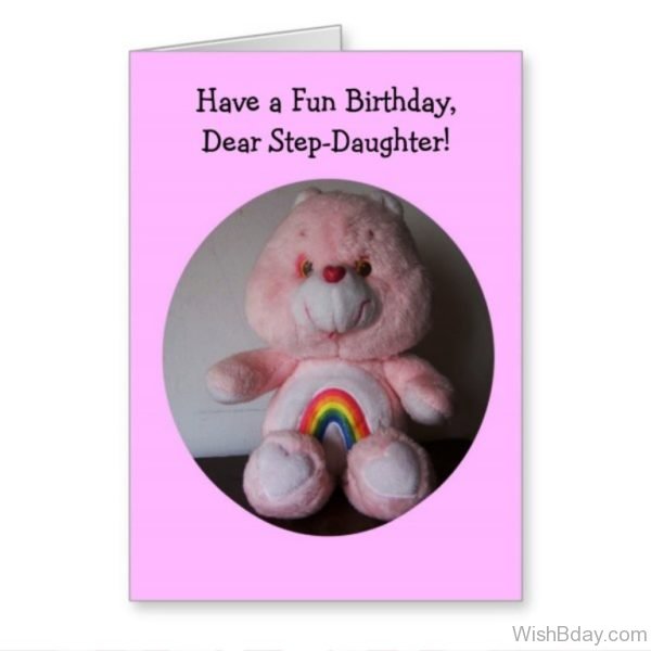 Have A Fun Birthday Dear Step Daughter