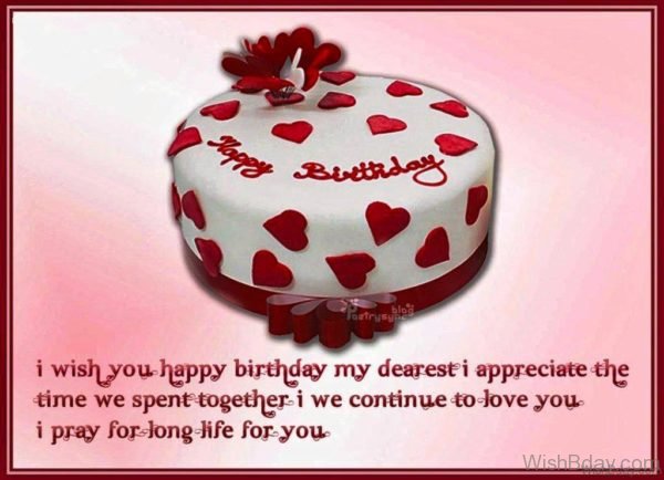 I Wish You Happy Birthday My Dearest 1