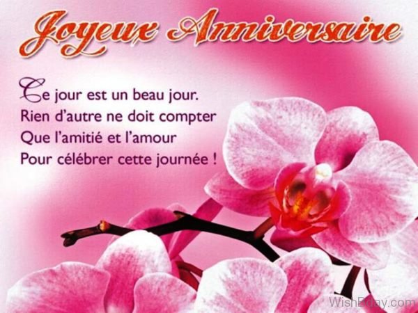 56 Birthday Wishes In French