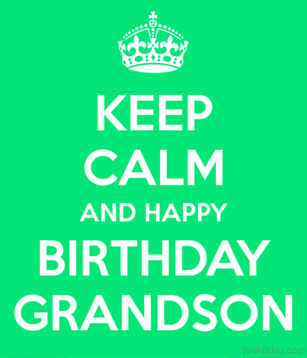 Keep Calm And Happy Birthday Gransdon