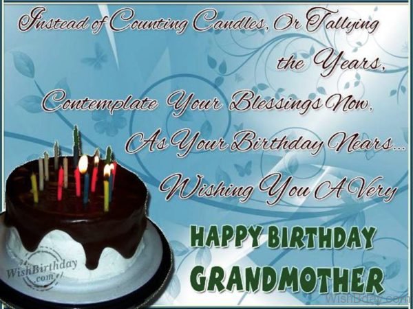 Many Happy Returns Of The Day To A Loveable Grandma
