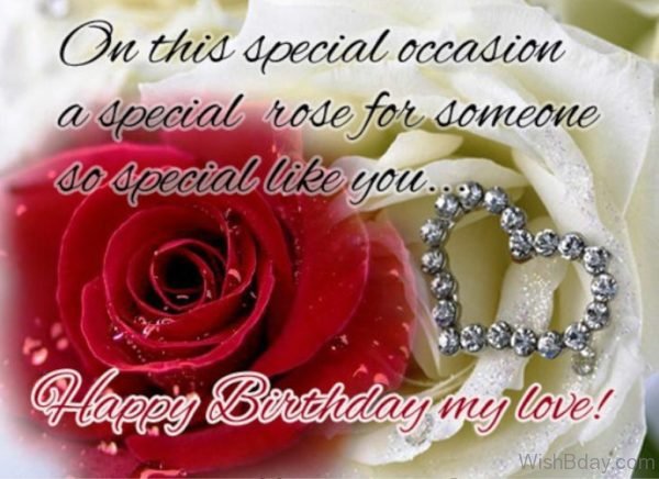 On This Special Occasion A Special Rose For Someone So Special Like You