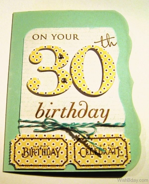 On Your Thirtyth Birthday