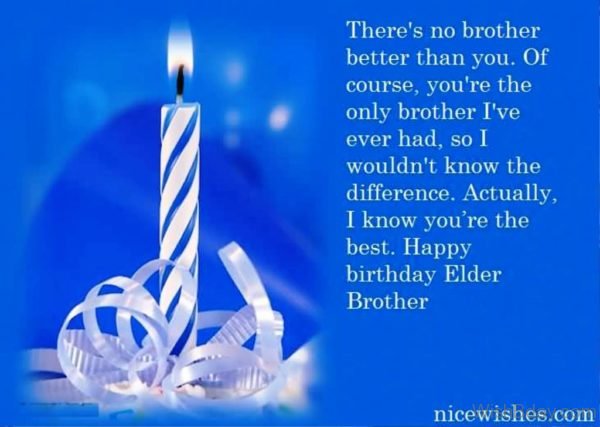 There Is No Brother Better Than You