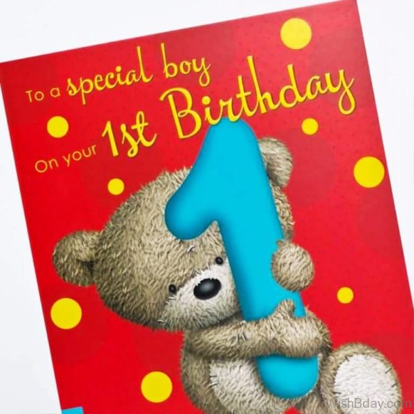 To A Special Boy On Your First Birthday