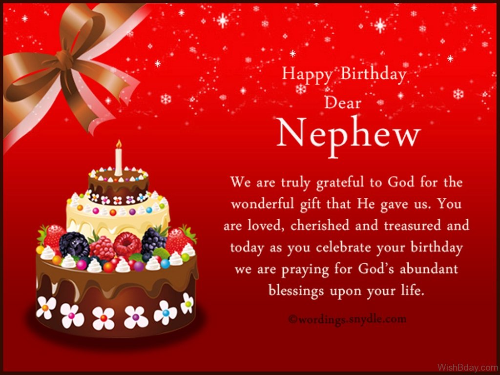 42 Birthday Wishes For Nephew.