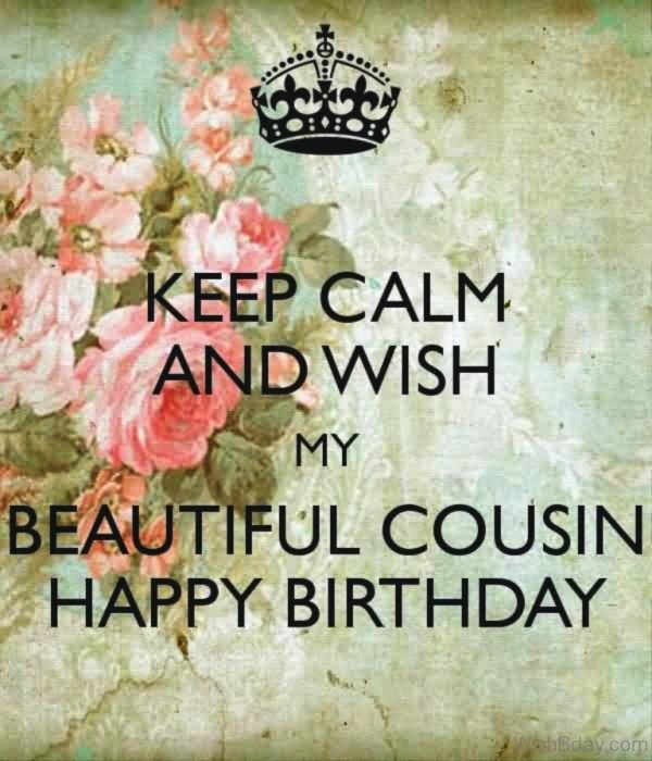 Wish My Beautiful Cousin Happy Birthday