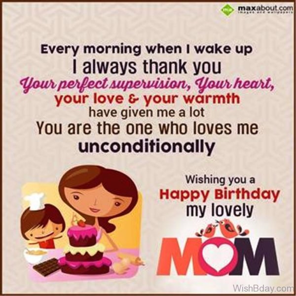 Wishing YOu A Happy Birthday My Lovely Mom