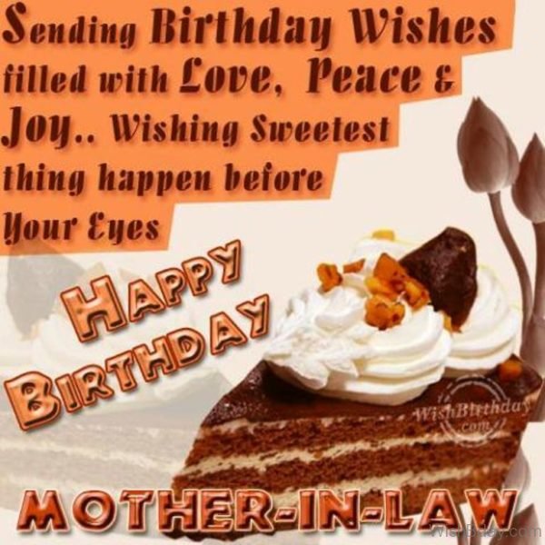 Wishing You Happy Birthday Dear Mother in law