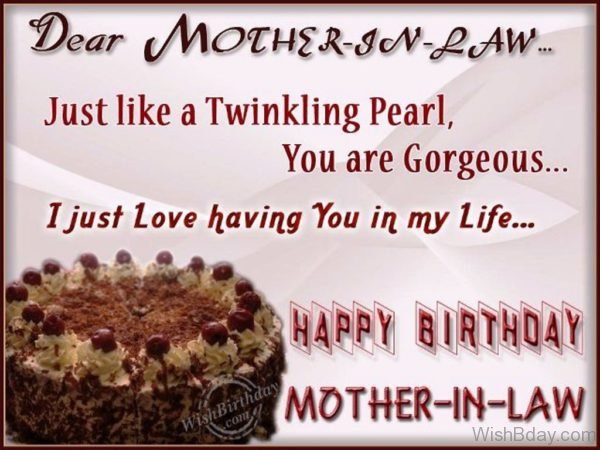 Wishing You Happy Birthday My Gorgeous Mother In Law