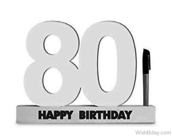 Eightyth Birthday Wishes Picture