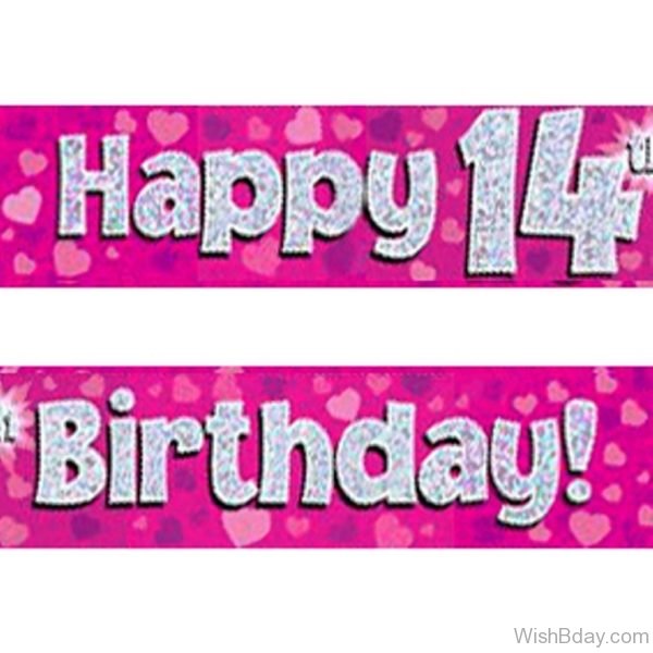 Fourteenth Birthday Wishes