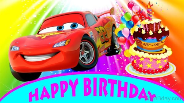 Happy Birth Day With Car