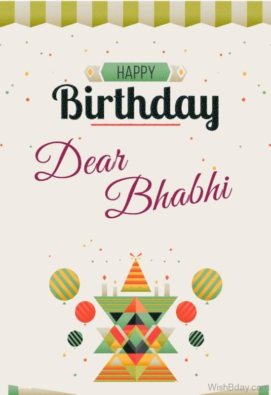Happy Birthday Bhabhi Nice Image