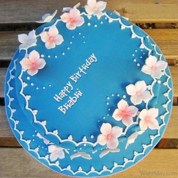 Happy Birthday Bhabhi With Cake