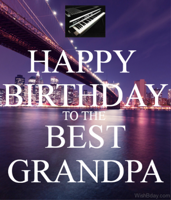 Happy Birthday To The Best Grandpa Image