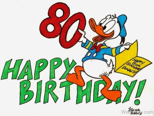 Happy Eighty Birthday Donald