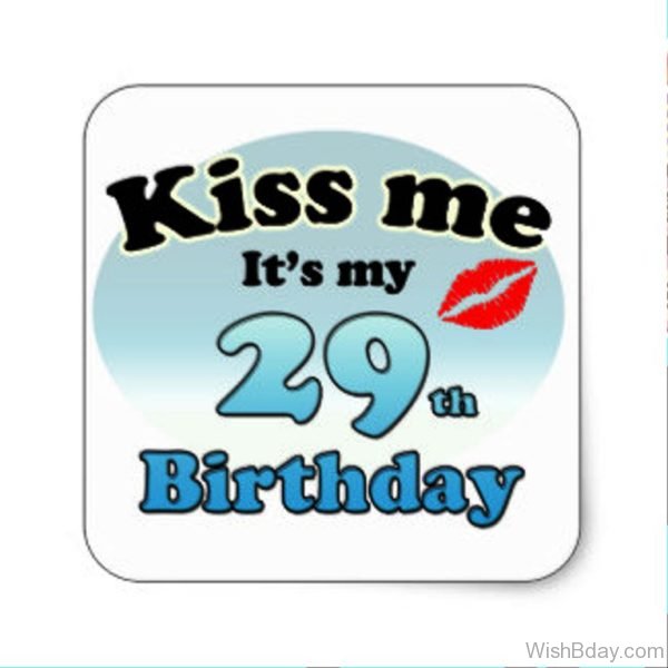 Kiss Me Its My Twenty Nineth Birthday 1