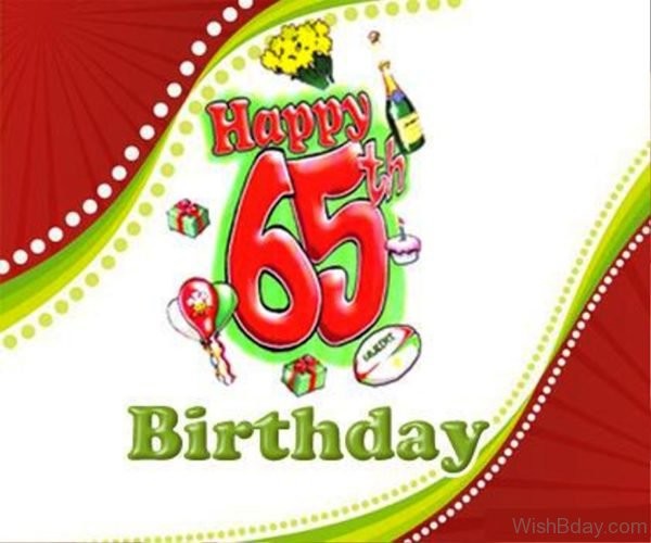 Sixty Fifth Happy Birthday Wishes